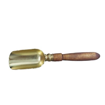 Nut Serving Spoon with Wooden Handle Set - 3 Pieces