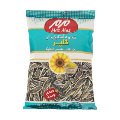 Maz Maz Golpar Flavored Sunflower Seeds, Aromatic Savory Crunchy Snack, 525g x 5 Pack