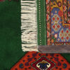 Hand-Knotted Persian Golestan Tribal Rug (Floral Medallion) - Green Wool