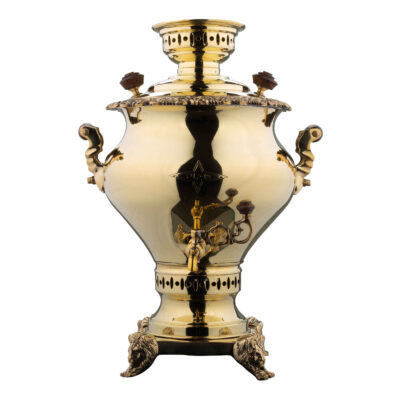 Persian Brass Samovar Decorative Charcoal Tea Maker 3.5 Litter