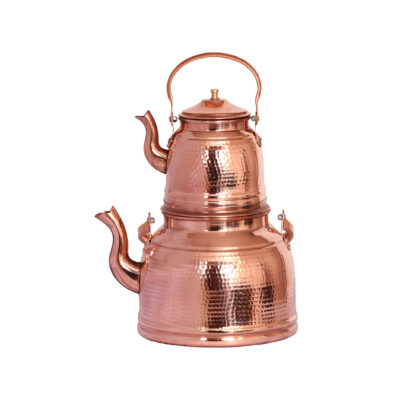 Persian Copper Double Teapot Handmade & Hammered Arya