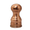 Persian Copper Salt & Pepper Shakers Hammered Laleh Set of 2