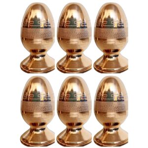 Persian Copper Salt & Pepper Shakers Set with Artistic Design