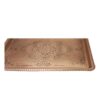 Persian Copper Serving Tray - Traditional Hammered Floral Paisley Tray
