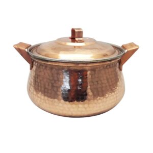 Persian Copper Cooking Pot – Traditional Hammered Artisan Style, Hamoon