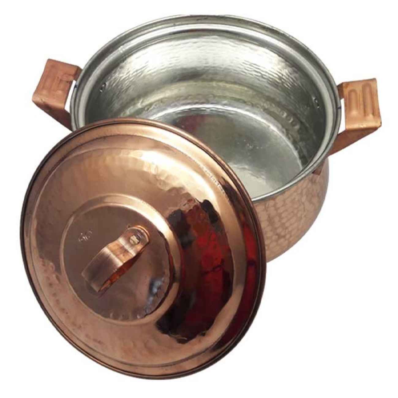 Persian Copper Cooking Pot – Traditional Hammered Artisan Style, Hamoon
