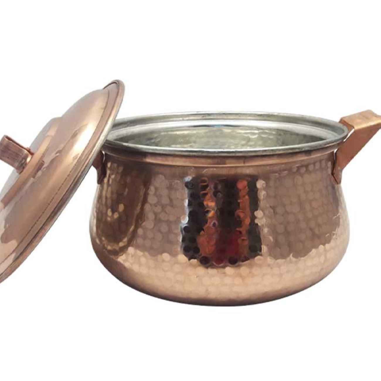 Persian Copper Cooking Pot – Traditional Hammered Artisan Style, Zubin