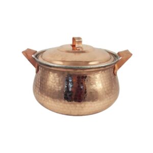 Persian Copper Cooking Pot – Traditional Hammered Artisan Style, Zubin