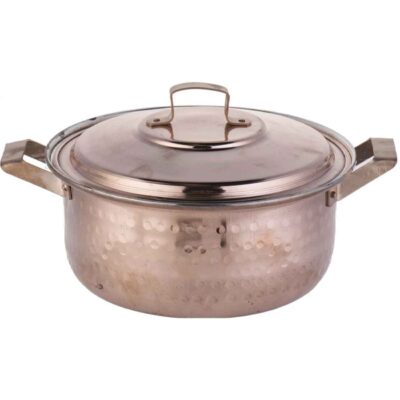 Persian Copper Cooking Pot - Traditional Hammered Artisan Style, Linda