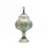 Handcrafted Persian Engraved Copper Sugar Bowl Tezhip Design