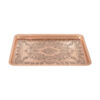 Traditional Persian Copper Serving Tray - Hammered Paisley Craft Tray