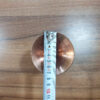 Decorative Persian Hammered Copper Vase, Expertly Handcrafted for Displaying Single Stems with Elegance