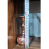 Decorative Persian Hammered Copper Vase, Expertly Handcrafted for Displaying Single Stems with Elegance