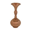 Decorative Persian Hammered Copper Vase, Expertly Handcrafted for Displaying Single Stems with Elegance