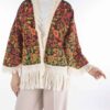 Persian Embroidered Manto for Women with Paisley Design