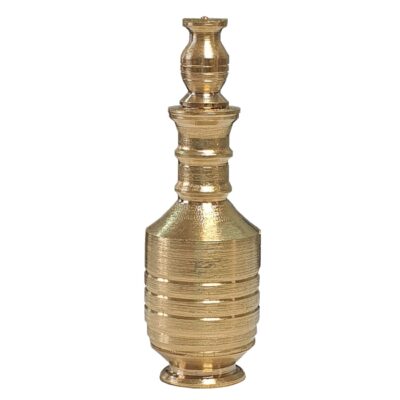 Brass Surma Dani Container for Keeping Kohl (x2)