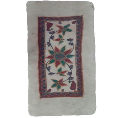 Persian Wool Felt Rug 100% Natural and Handmade Floral Design