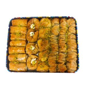Persian Sweet – Mixed Walnuts and Pistachios Baklava Pastry 650 gr, (3x)