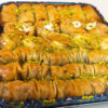 Persian Sweet - Mixed Walnuts and Pistachios Baklava Pastry 650 gr, (3x)