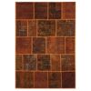 Vintage Persian Hand-Knotted Patchwork Carpet Brown