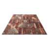 Vintage Persian Hand-Knotted Patchwork Carpet