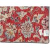 Vintage Persian Hand-Knotted Patchwork Carpet Traditional Red