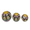 Persian Pottery Candlestick Minakari Handcraft with Artistic Design