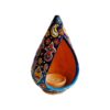 Persian Pottery Candlestick Minakari Handmade with Artistic Design