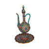 Persian Pottery Rosewater Sprinkler - Minakari Enameled