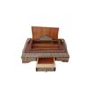 Persian Flair – Classic Wooden Holder with Detailed Khatam Kari Pattern