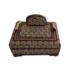 Handcrafted Persian Wooden Pen Holder for Desk - Elegance Khatamkari Art