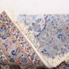 Hand-Knotted Persian Ardakan Rug (Lachak Toranj Floral Medallion) - Cream Kork Wool