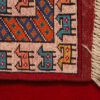 Hand-Knotted Persian Khorasan Tribal Rug (Animal Motifs / Bordered) - Red Wool