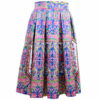 Pink Persian Pleated Skirt Tile Design for Women