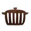 Placemat Made of Wood with Pot Design for kitchen 4 Pcs