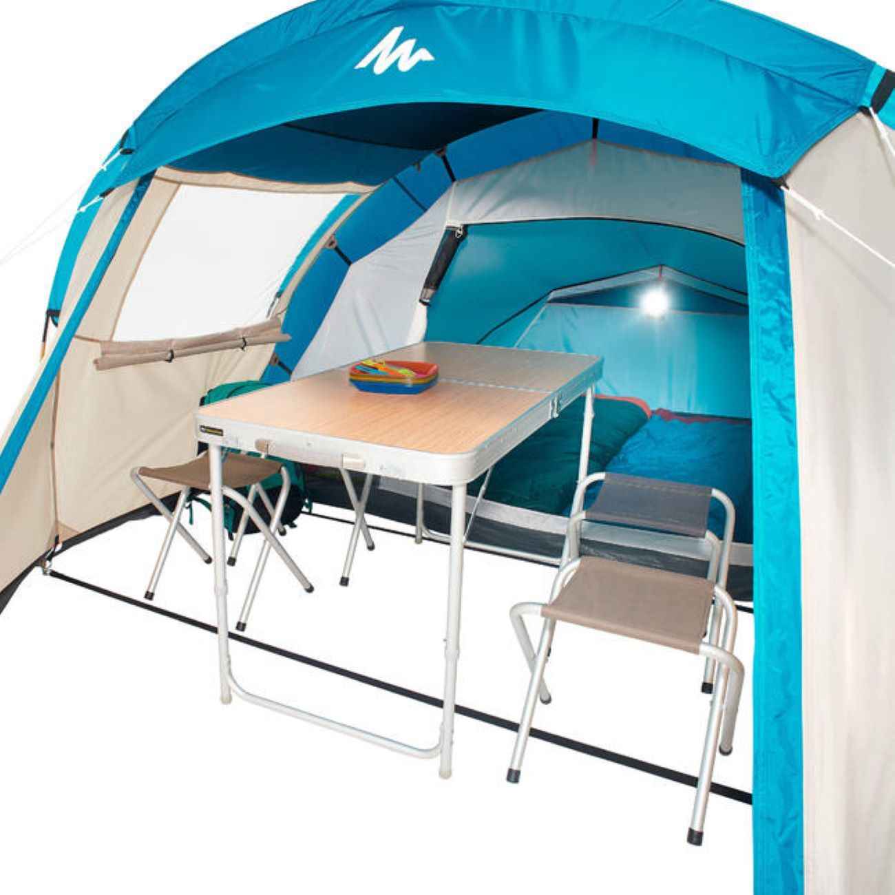 Quechua Camping Tent for 3-4 Person Waterproof for Hiking