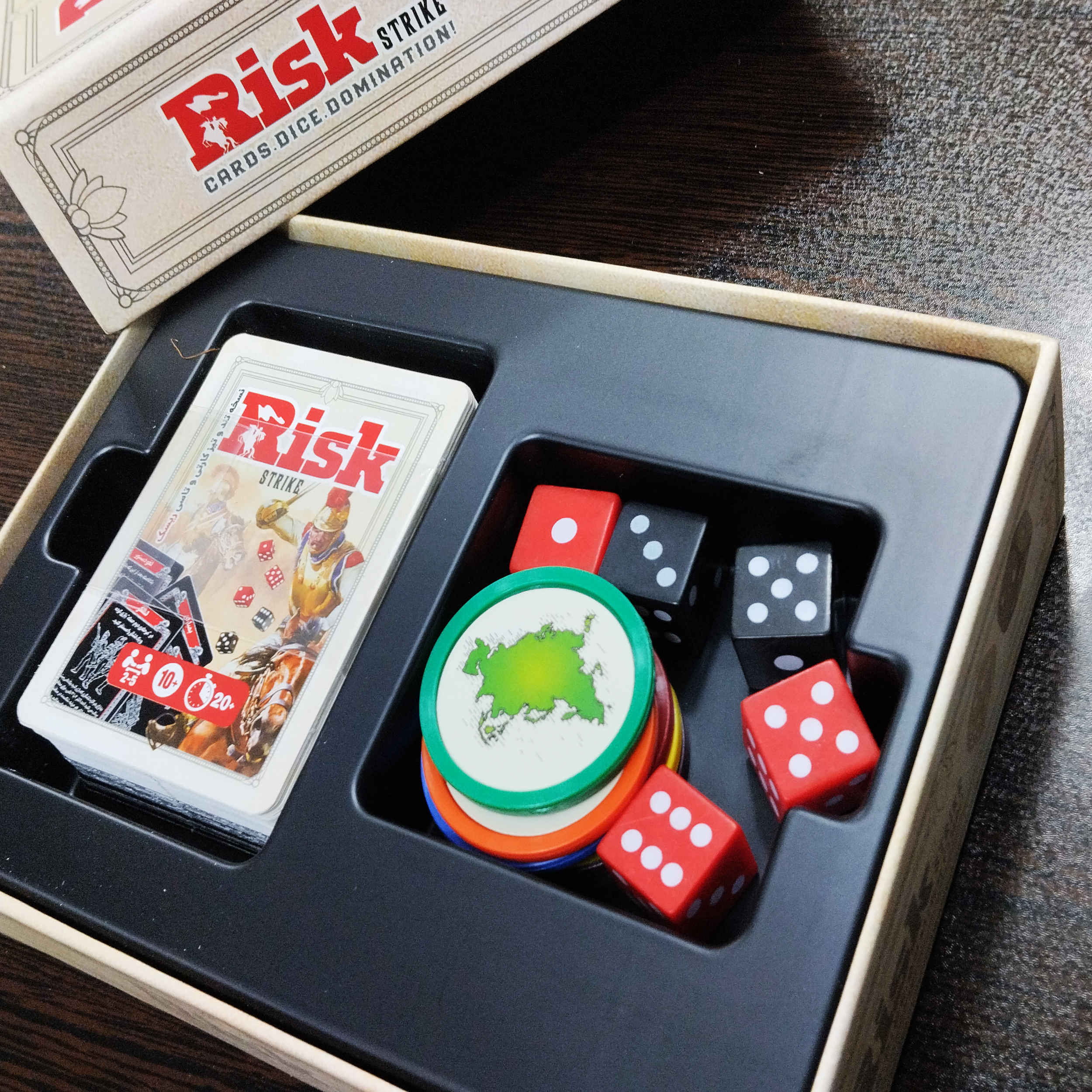 Risk Strike Playing Card Game with Unbeatable Battle Strategies (Farsi)