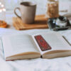 Artistic Persian Inspired Wooden Bookmark with Carpet Design