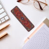 Artistic Persian Inspired Wooden Bookmark with Carpet Design