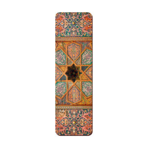 Artistic Persian Inspired Wooden Bookmark Traditional Design