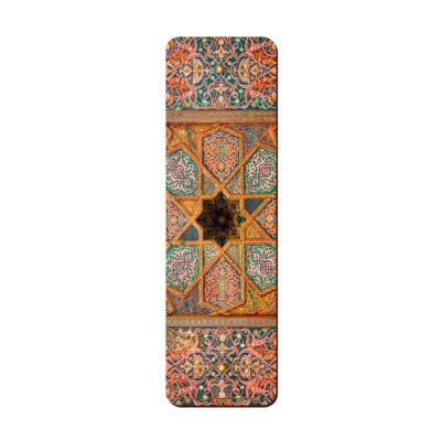Artistic Persian Inspired Wooden Bookmark Traditional Design