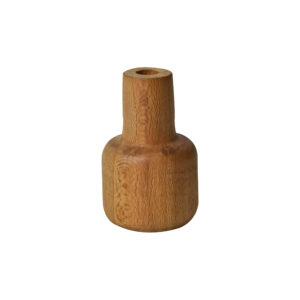 Handcrafted Wooden Mini Flower Vase, Made from Natural Solid Wood for a Warm and Inviting Home Decor Accent