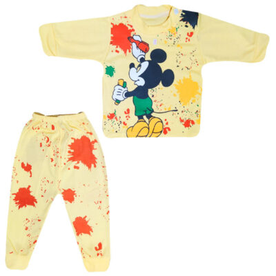 Set of Baby T-shirt and Pants with Mickey Mouse Design