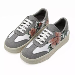 Graffiti Print Sneakers – Women’s Chic Casual Shoes Model Rose