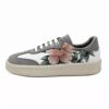 Graffiti Print Sneakers - Women's Chic Casual Shoes Model Rose