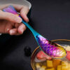Steel Nut Serving Spoon with Fish Design Set - 3 Pieces