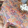 Tablecloth Inspired by Persian Kilim with PVC Fabric