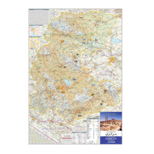Tourist Map of Markazi Province (Naqshe-ye Gardeshgari)