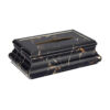 Waste Basket & Tissue Box Cover Set Marble Design