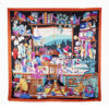 Cotton & Silk Scarf for Women - Fantasy Design